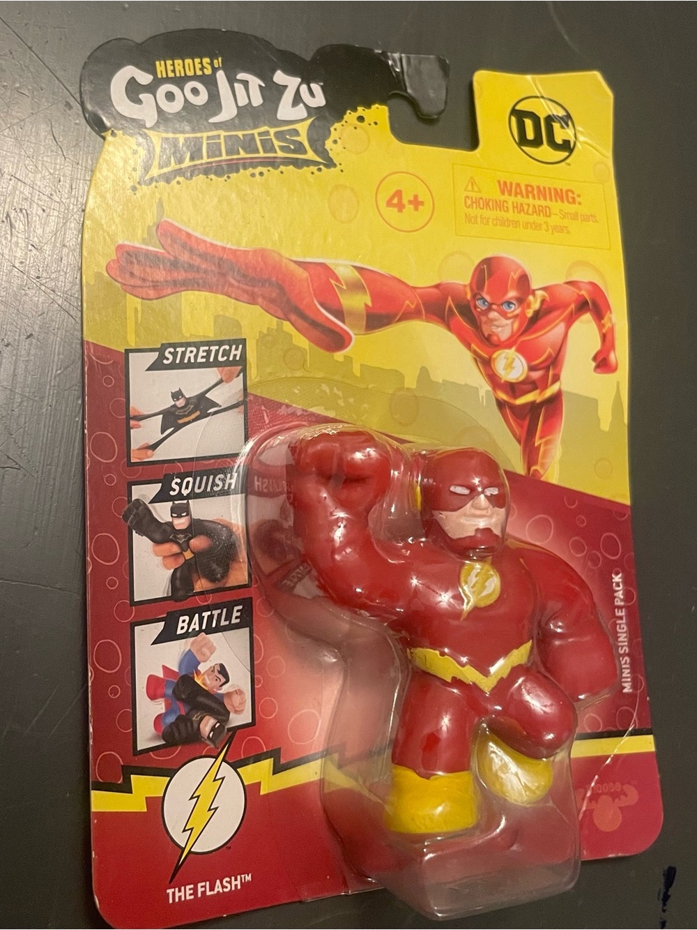 Heroes of Goo Jit Zu Minis The Flash Action Figure fidget squishy stretchy